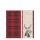 Deer plaid red papírszalvéta 25x25cm, 20db-os