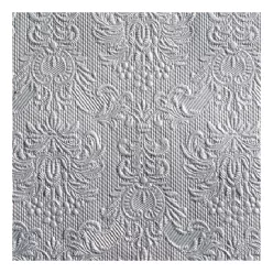   Elegance silver dombornyomott papírszalvéta 25x25cm,15db-os