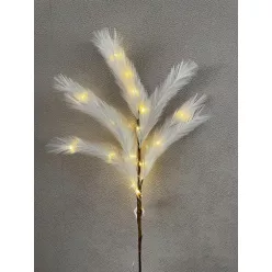 Dekor ág LEDes 90cm fehér