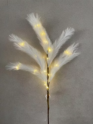 Dekor ág LEDes 90cm fehér